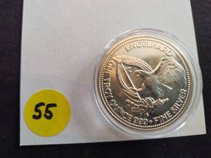 1984 1 Oz. BU Silver Engelhard Prospector