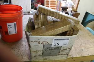 lot 28 image: 3 Tongue-Groove Wood Planks