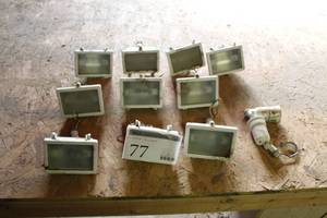 lot 77 image: Lot of (10) Outdoor Spotlights with Sensor