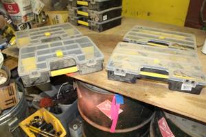 lot 130 image: Lot of (4) Parts Organizer Cases