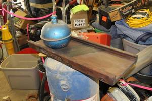 lot 138 image: Vintage Seeder, Cabbage Slicer, Lantern
