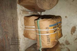 lot 191 image: Lot of (4) Brazilian Gold Baler Twine Rolls 7200ft.