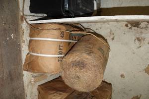 lot 192 image: Lot of (3) Brazilian Gold Baler Twine Rolls 7200ft.