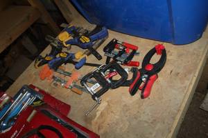 lot 232 image: C-Clamps, Grip Clamps, Irwin Quick-Grip Slide Clamps