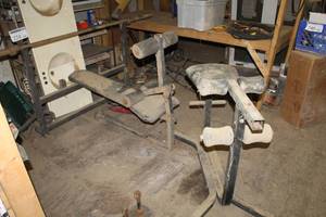 lot 224 image: Exercise Equipment - Machine, Weights, Bars, Benches