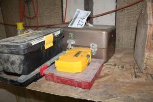lot 274 image: Plastic Parts Organizers, MetalPlastic Tool Boxes