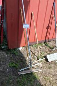 lot 340 image: Lot of (3) Roof Scraper, Floor Squeegee
