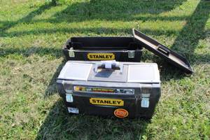 lot 388 image: Lot of (2) Stanley Tool Boxes