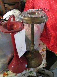 lot 10 image: (2) Vintage Ashtrays...