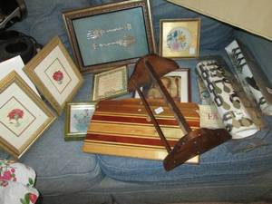 lot 33 image: Vintage Spoon & Fork Framed & Other...