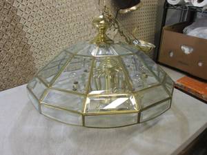 lot 12 image: Hanging Ceiling Light Shade is 24 ...