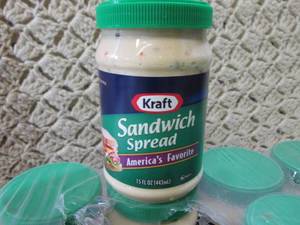 lot 65 image: 12 Jars of Kraft Sandwich Spread Be...