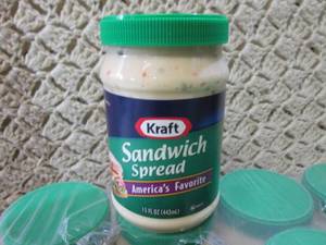 lot 68 image: 12 Jars of Kraft Sandwich Spread Be...