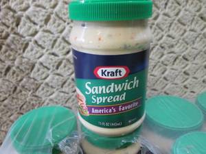 lot 70 image: 12 Jars of Kraft Sandwich Spread Be...