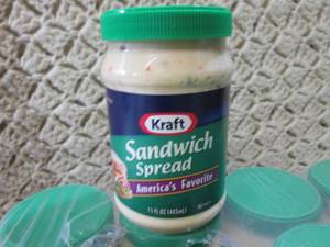 lot 71 image: 12 Jars of Kraft Sandwich Spread Be...