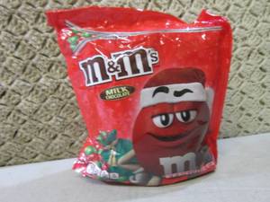 lot 81 image: Large 2 pound 6 ounce Bag of M&Ms ...
