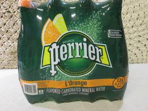lot 97 image: Case of 12 Big Bottles of Perrier L...