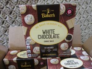 lot 102 image: Case of 6 Boxes Bakers White Chocol...