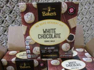 lot 104 image: Case of 6 Boxes Bakers White Chocol...
