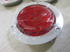 lot 130 image: 10 Flushmount Red Marker Lights 2 1...