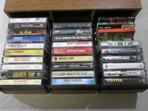 lot 139 image: Assorted Cassette Tapes in Orginize...
