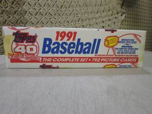 lot 147 image: Topps 1991 Baseball 792 Picture Car...