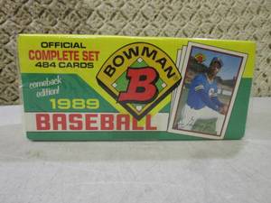lot 150 image: Bowman 1989 484 Baseball Cards Set ...