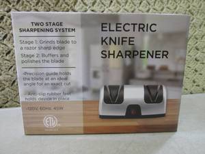 lot 179 image: Two Stage Electric Knife Sharpener ...
