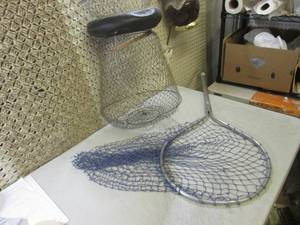 lot 184 image: Fishing Net and Floating Fish Keepe...
