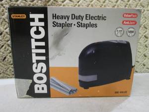 lot 215 image: Bostitch Heavy Duty Electric Staple...