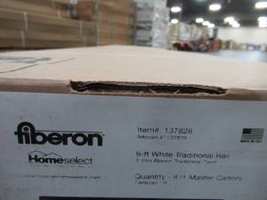 (1 CASE OF 8) Fiberon 8 Traditional White Composite Top & Bottom Deck Rail. RLPK96INFLATWH. NEW