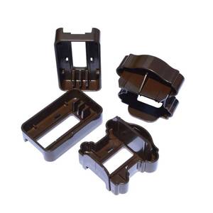 1 (CASE OF 12) Fiberon 2-Pair Chestnut Brown Classic Rail Brackets, BKT CLA 4 PK DW - NEW