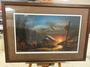 lot 709 image: FLYING FREE BY TERRY REDLIN, HAND SIGNED AND NUMBERED - LIMITED EDITION PRINT