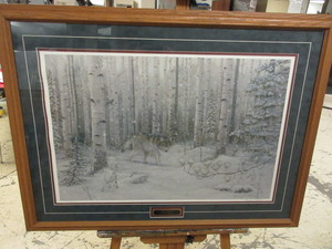 lot 719 image: WATCHED BY MARK DAEHLIN HAND SIGNED AND NUMBERED LIMITED EDITION PRINT