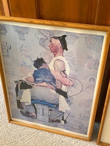Pair of Norman Rockwell Prints
