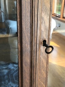 Antique Double Door Display CabinetBookcase