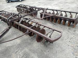 lot 6 image: Pull Behing Disc Cultivator, 11 12...