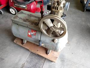lot 12 image: Binks Air Compressor, No Motor...