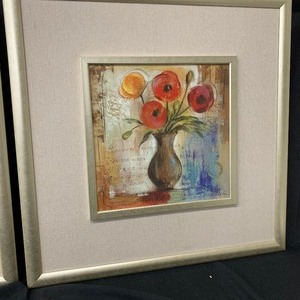 Pair of Framed Floral Prints