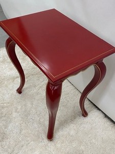 Beautiful Red Accent Table