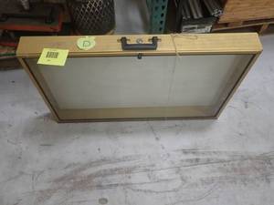 rock display case