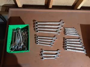 Assorted Wrenches Metric & Standard-Craftsman & Others