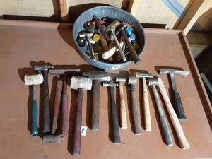Large Assortment Of Hammers