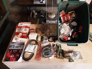 Large Lot Of Small Engine Repair Service Manuals, Spark Plugs, Carbs & More