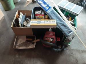 Large Lot Of Household Hardware & Shop Vacuum