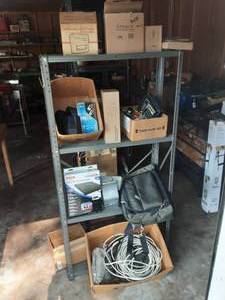 Shelf With Computer, Office & AV Related