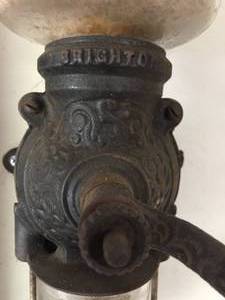 lot 29 image: Antique Brighton Wall Mount Grinder