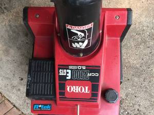 lot 55 image: Toro Powercurve Snowblower