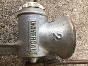 lot 79 image: Vintage Universal Grinder