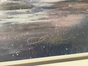 lot 140 image: Along  Minnehaha Creek Framed Art By Susan T Amidon